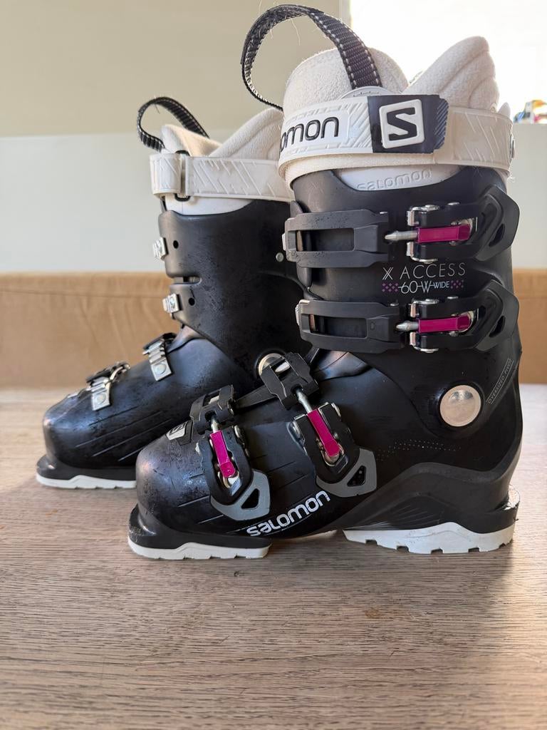 Salomon X Access 60 Wide dames skischoenen, Sport en Fitness, Skiën en Langlaufen, Ophalen, Gebruikt, Schoenen, Salomon