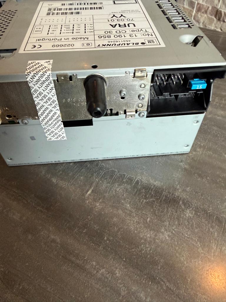 Opel CD30 Autoradio - Blaupunkt URA - Zo goed als nieuw, Ophalen of Verzenden, Zo goed als nieuw