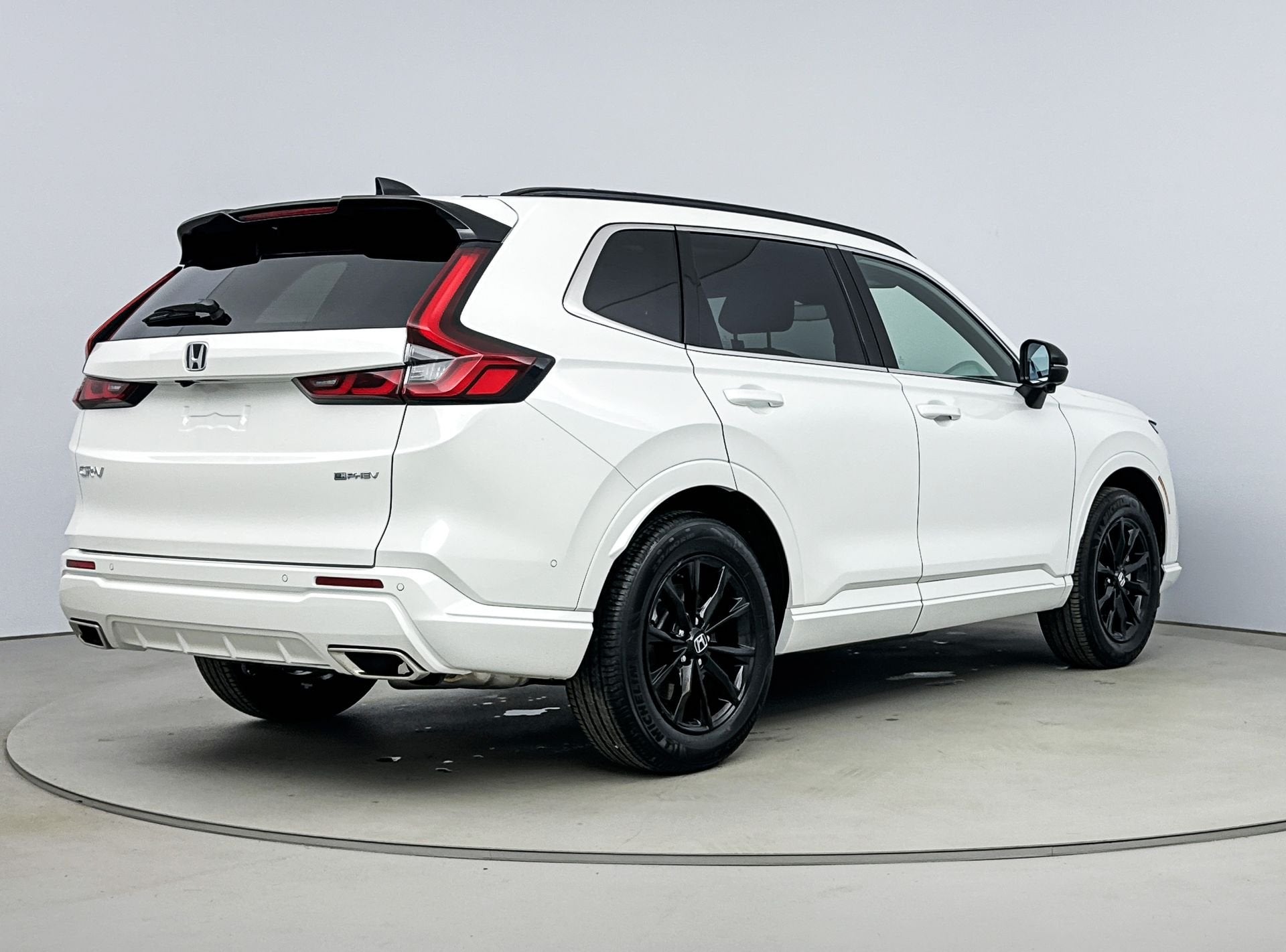 Honda CR-V 2.0 P-HEV 184pk 2WD Automaat Advance Tech | netto, Auto's, Automaat, Zwart, 4 cilinders, Wit