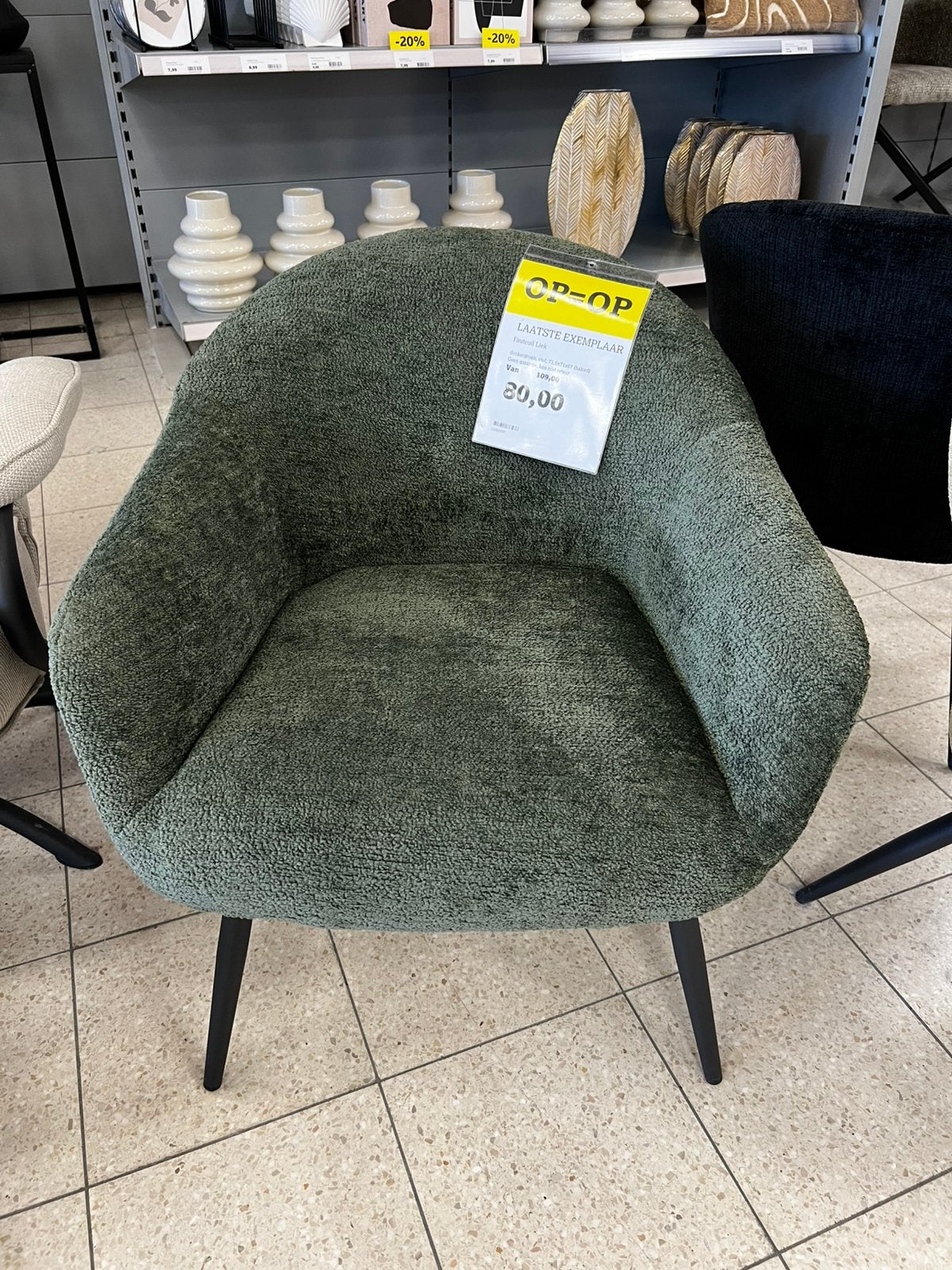 Fauteuil Lieke, Huis en Inrichting, Fauteuils, Nieuw, Stof, 50 tot 75 cm, Minder dan 75 cm, Ophalen