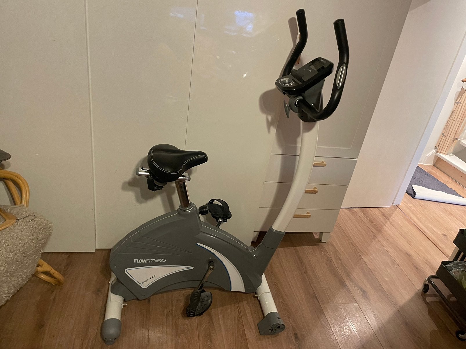 Flowfitness ht2.5 hometrainer, Ophalen, Gebruikt, Metaal, Benen