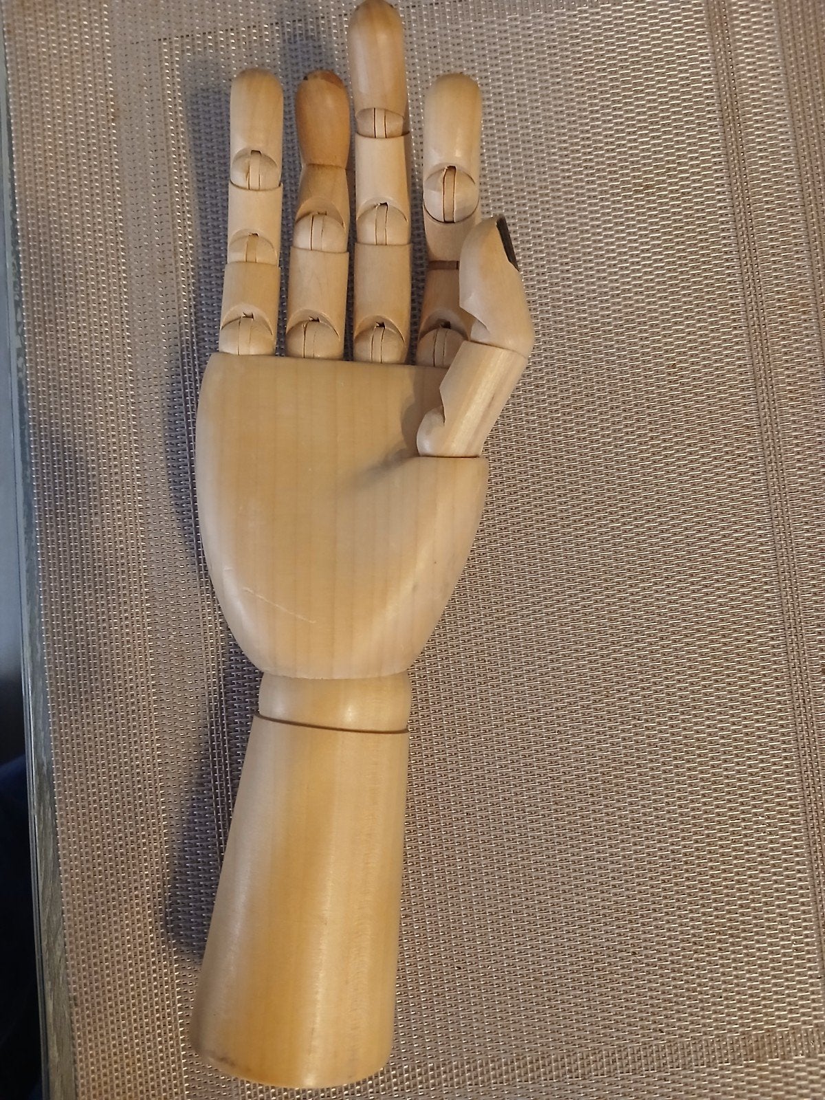 Houten paspop hand - Tekenhand - Kunstenaarsmodel, Overige typen, Overige onderwerpen, Ophalen of Verzenden, Handgemaakt