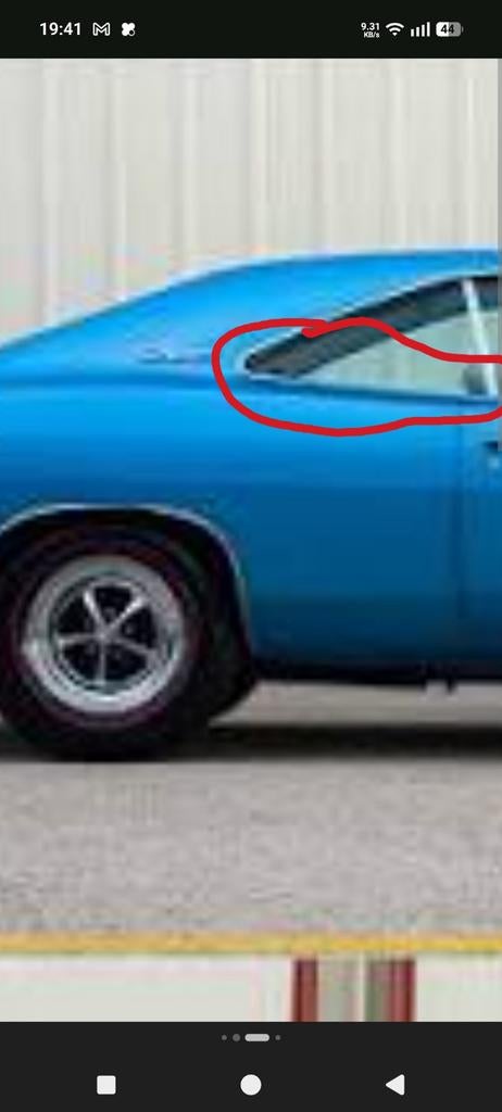 Te koop sierstrip 1968 Dodge Charger., Ophalen of Verzenden, Voor, Dodge, Deur