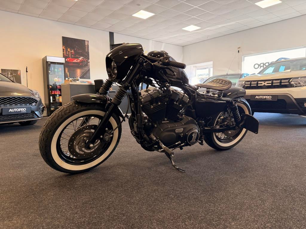 Harley Davidson Sportster 1200 uit 2013 Unieke Custom Bobber, Motoren, 2 cilinders, Meer dan 35 kW, Handgeschakeld, Chopper