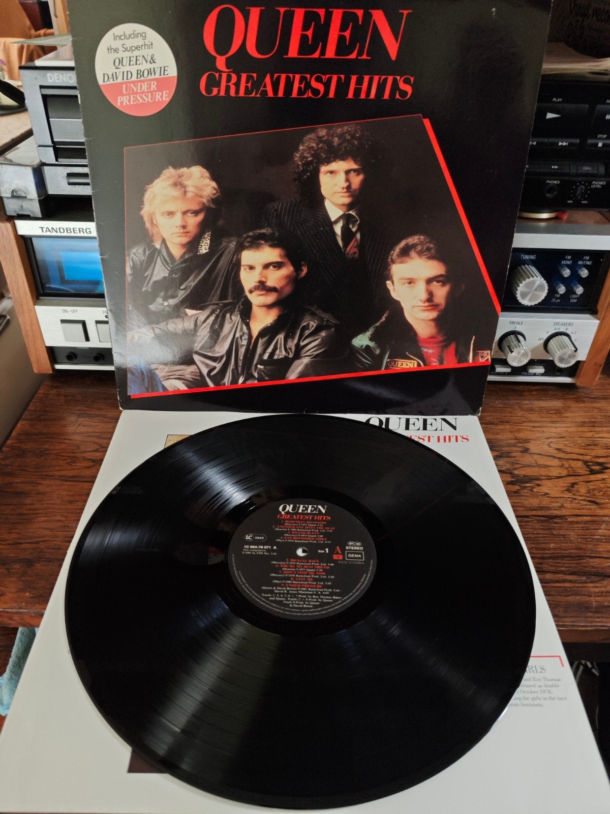 Queen - Greatest Hits LP (1981), LP, Gebruikt, Ophalen of Verzenden, Complilatie