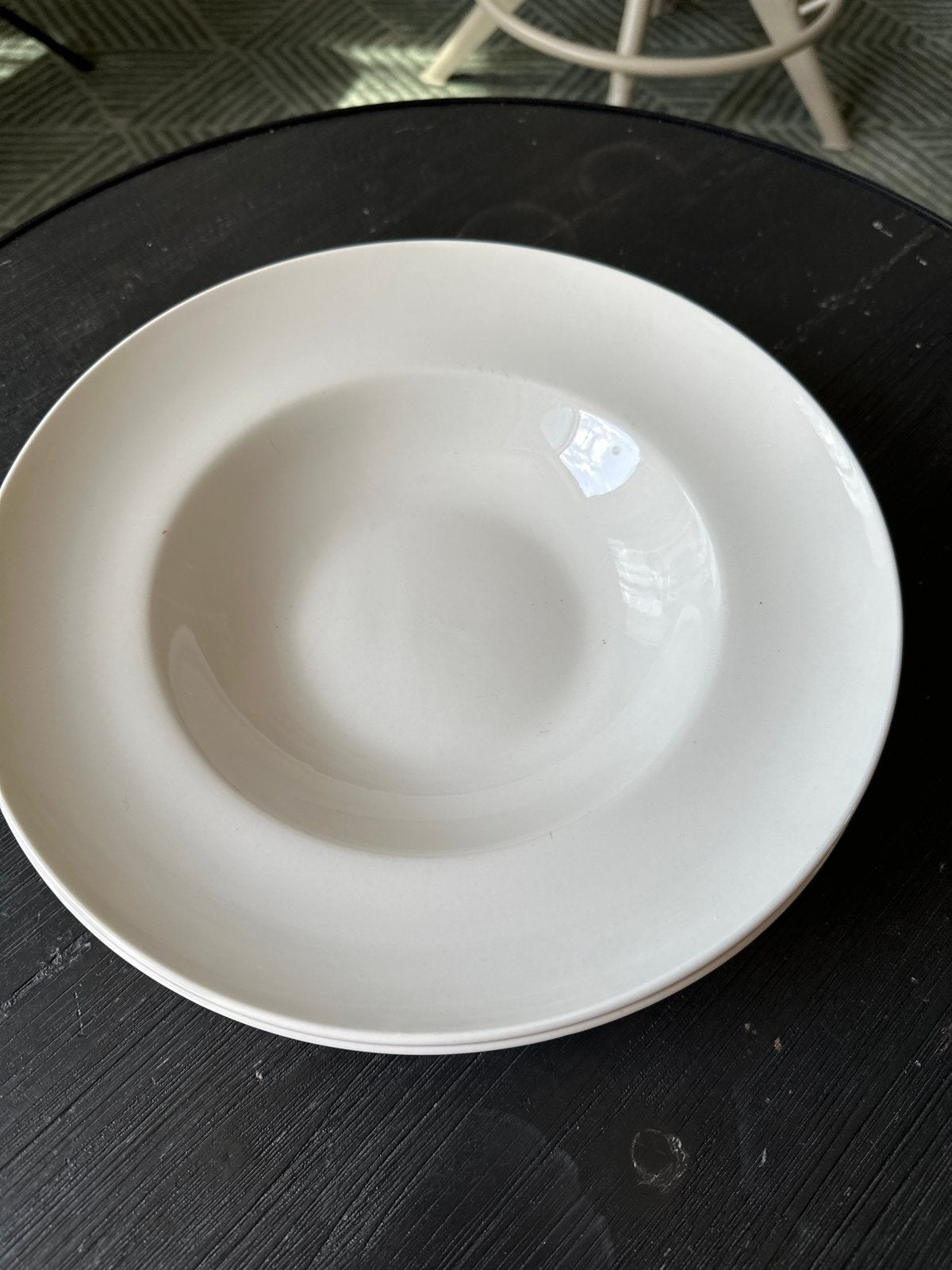 2 diepe borden - 26 cm - Gusto, Gebruikt, Overige merken, Keramiek, Ophalen of Verzenden