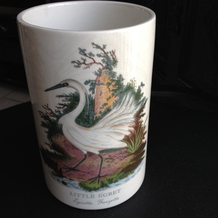 Portmeirion | Birds of Britain | Vaas 25 cm, Huis en Inrichting, Keuken | Servies, Overige typen, Ophalen of Verzenden, Zo goed als nieuw