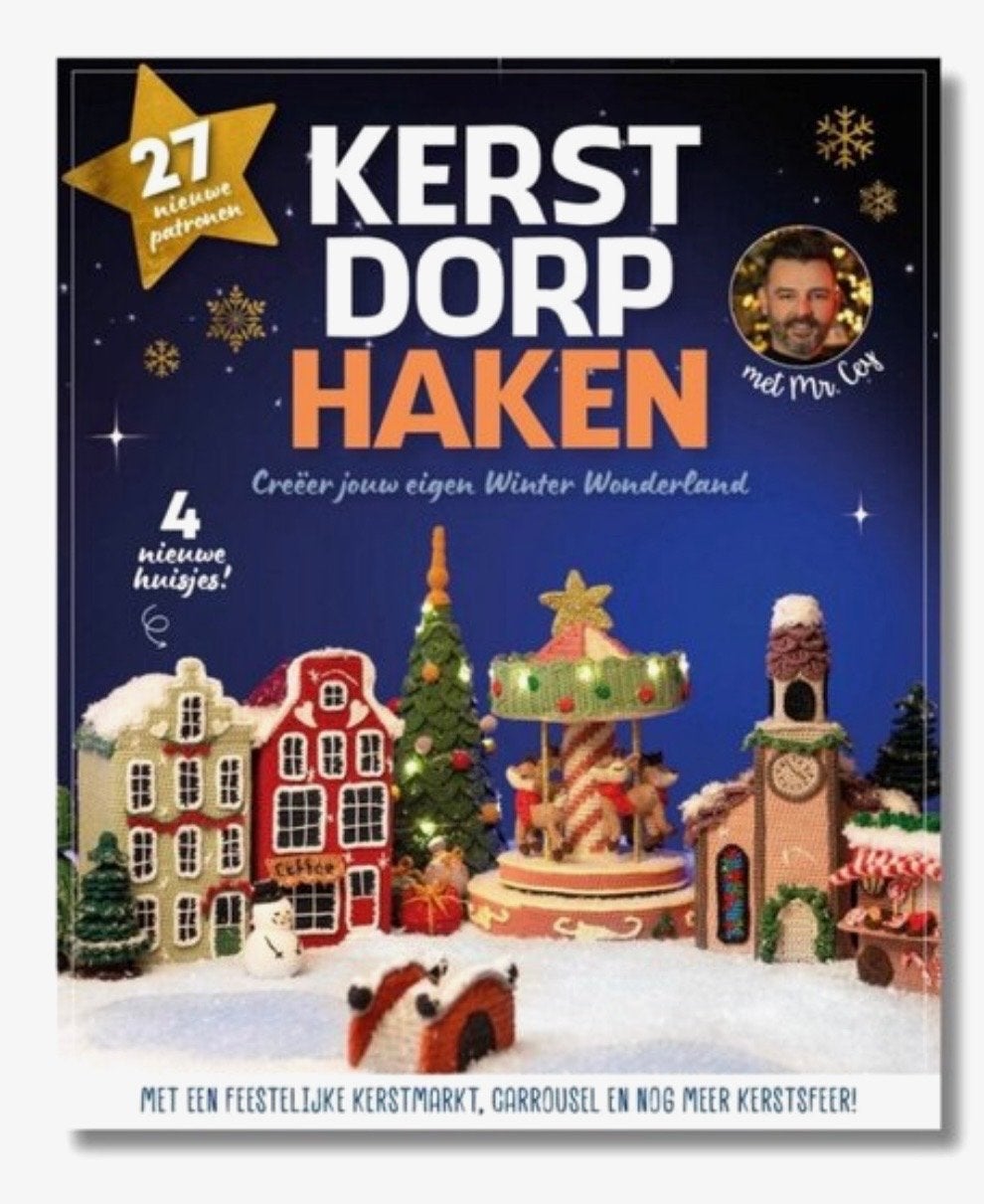 Kerstdorp Haken - met Mr. Cey, Ophalen of Verzenden, Nieuw, Haken, Patroon of Boek