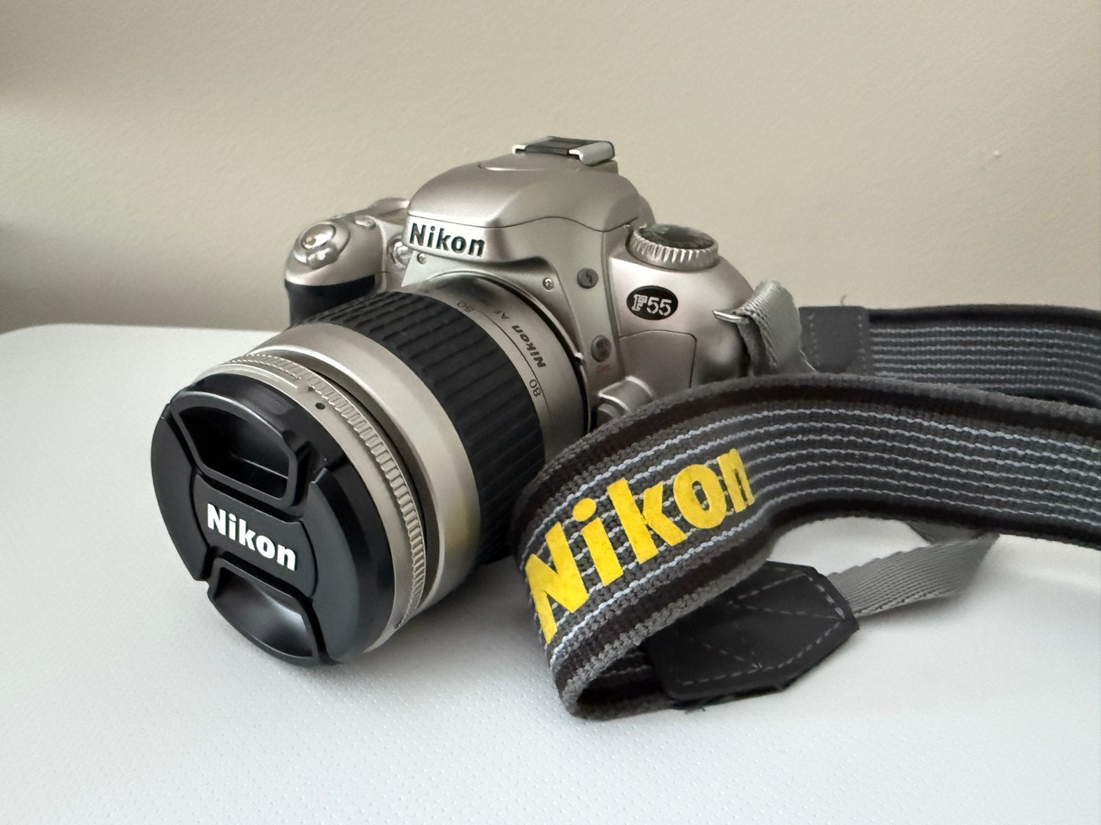 Nikon F55 Spiegelreflexcamera analoog, Ophalen of Verzenden, Gebruikt, Spiegelreflex, Nikon