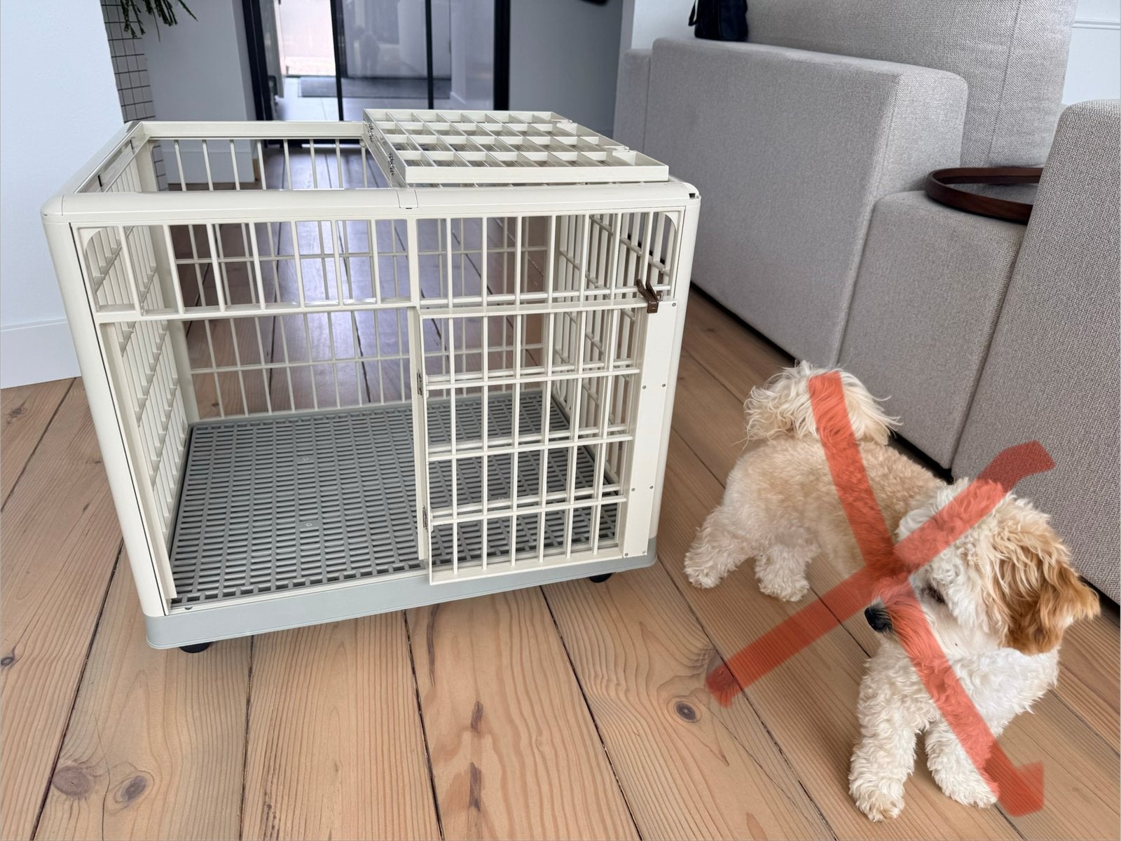 Beige, Dieren en Toebehoren, Ophalen, Zo goed als nieuw