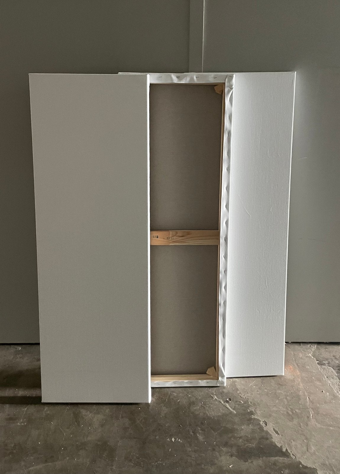 Set van Drie Linnen Claessens 166 canvasdoeken-120x40cm,3D, Hobby en Vrije tijd, Schilderen, Ophalen of Verzenden, Nieuw, Doek
