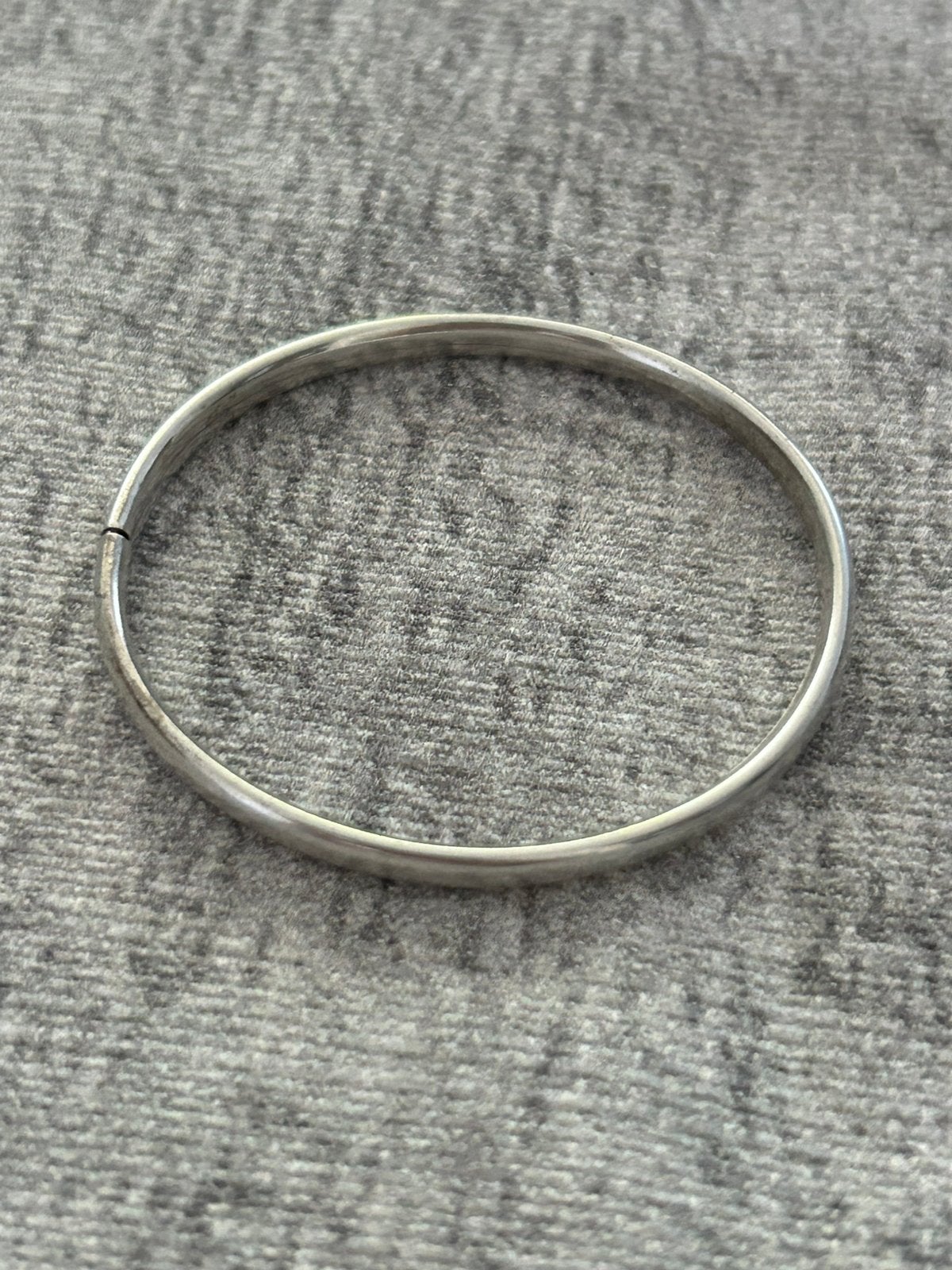 Prachtige zilveren slavenarmband bangle, Sieraden, Tassen en Uiterlijk, Verzenden, Zo goed als nieuw, Zilver