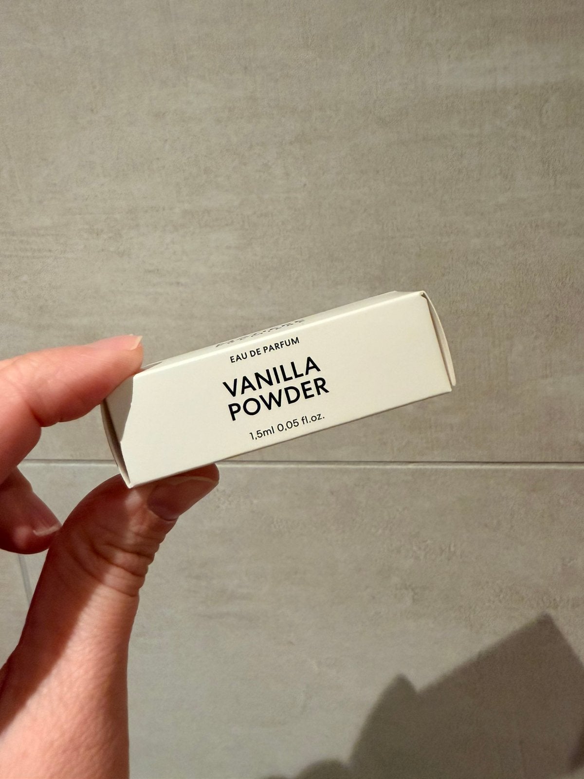 Vanilla Powder sample, Ophalen of Verzenden, Zo goed als nieuw