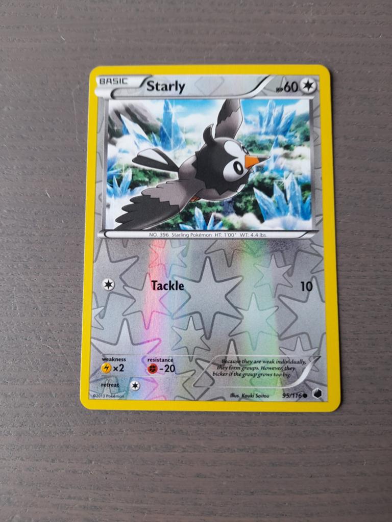 Plasma freeze 95/116 starly reverse, Ophalen of Verzenden, Gebruikt, Losse kaart, Foil