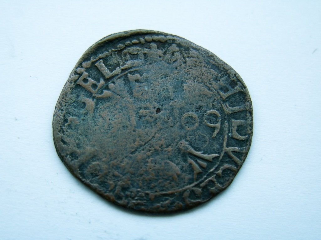 ROERMOND.  Kwart Stuiver of Oord van 12 Mijten - 1609, Verzenden, Vóór koninkrijk, Losse munt