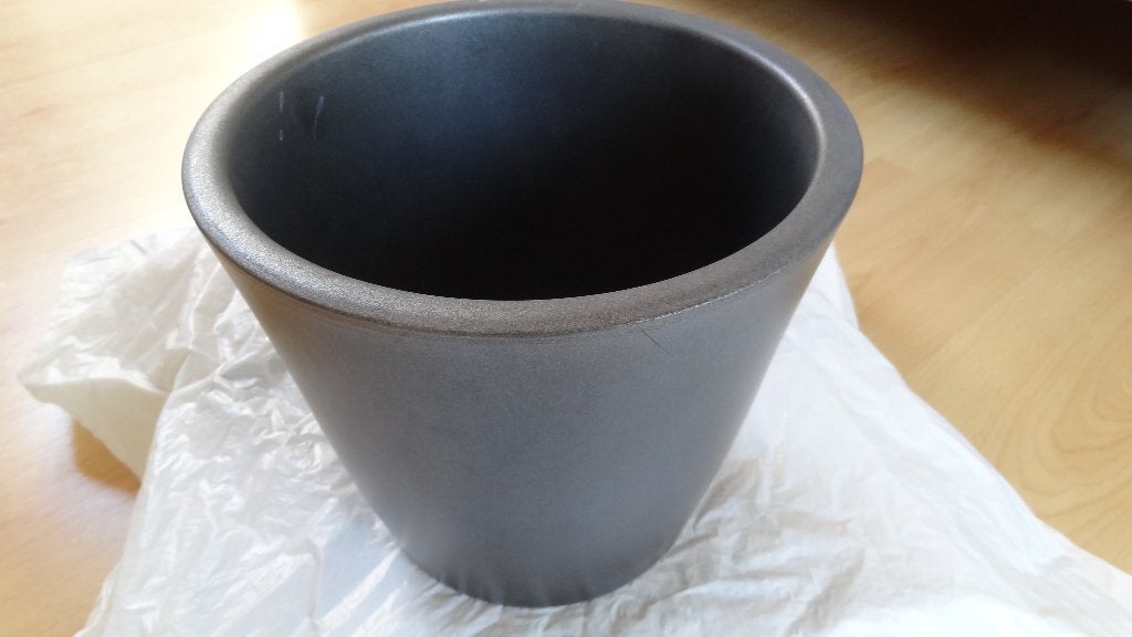 Bloempot, IZGS voor buiten ,doorsnee 20,5 cm , met GRATIS, Rond, Ophalen of Verzenden, Zo goed als nieuw, Tuin