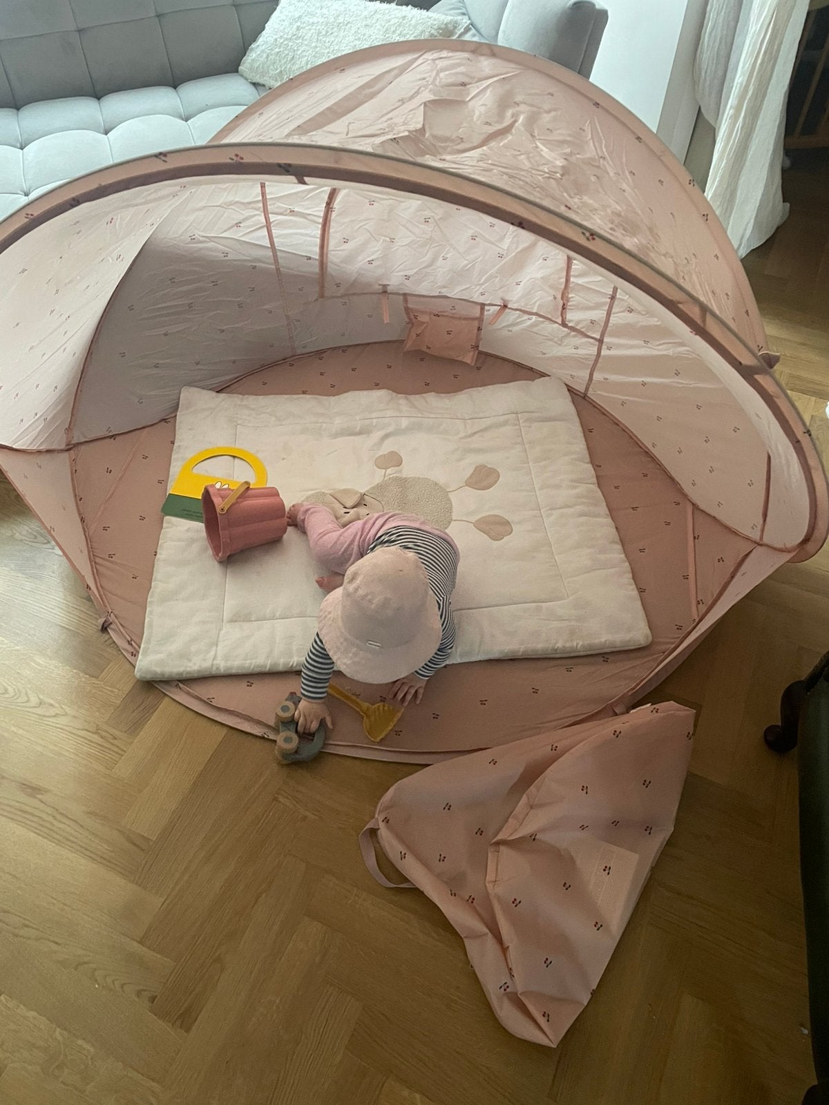 Strandtent, Ophalen, Zo goed als nieuw