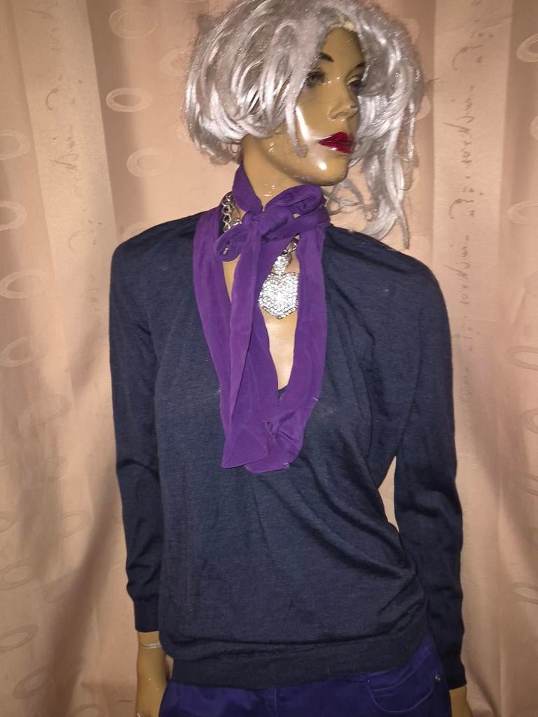 Donkerblauwe trui van prada zgan maat M origineel, Maat 38/40 (M), Overige kleuren, Prada, Ophalen of Verzenden