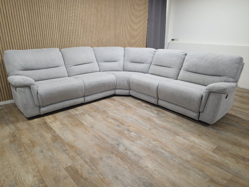 Zeer Mooi Grijs Relax Hoekbank, Info@banxtel.nl, Gebruikt, Hoekbank, Hoekbank