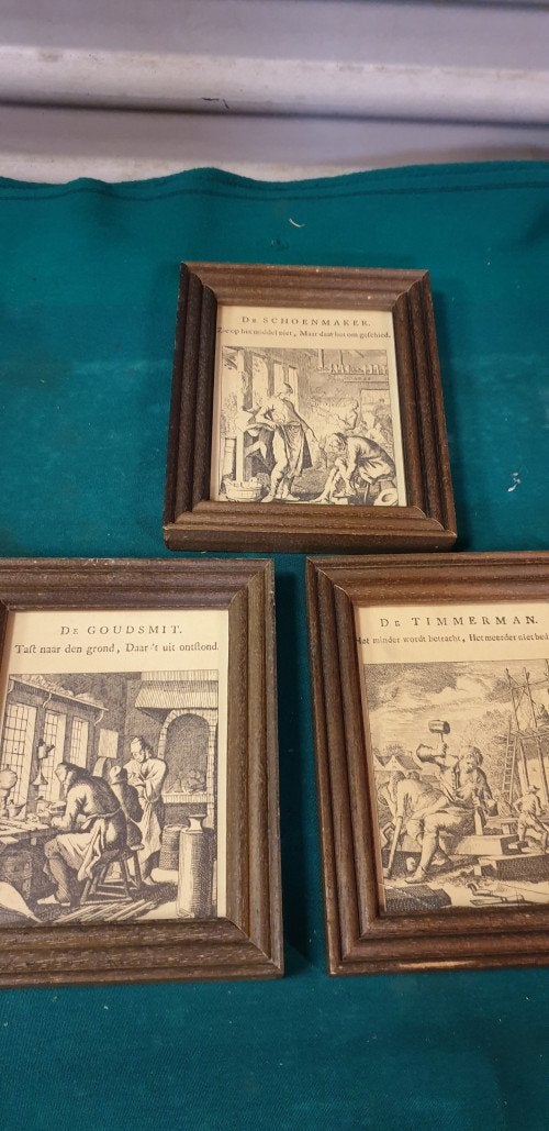 prenten beroepen vintage, Ophalen of Verzenden, 'T Olde Gre-j, Info@toldegrej.nl, Endepoelstraat 20f Didam