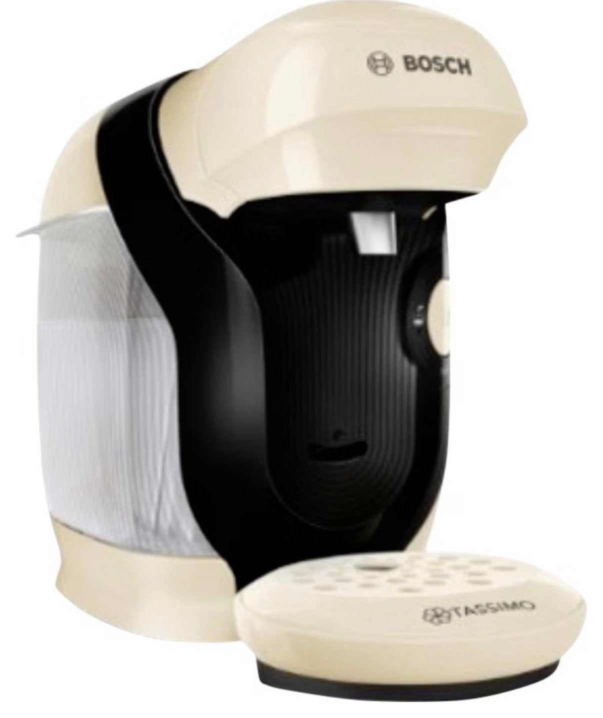 Bosch Tassimo Koffiezetapparaat - Crème, Witgoed en Apparatuur, Gebruikt, Koffiemachine, Ophalen of Verzenden, 1 kopje