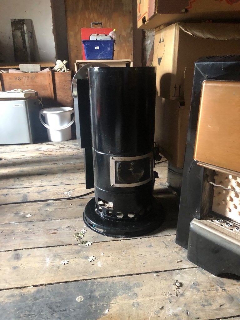 Gaskachel (rond en uit de jaren '50), Huis en Inrichting, Ophalen, Gebruikt, Gas, Vrijstaand