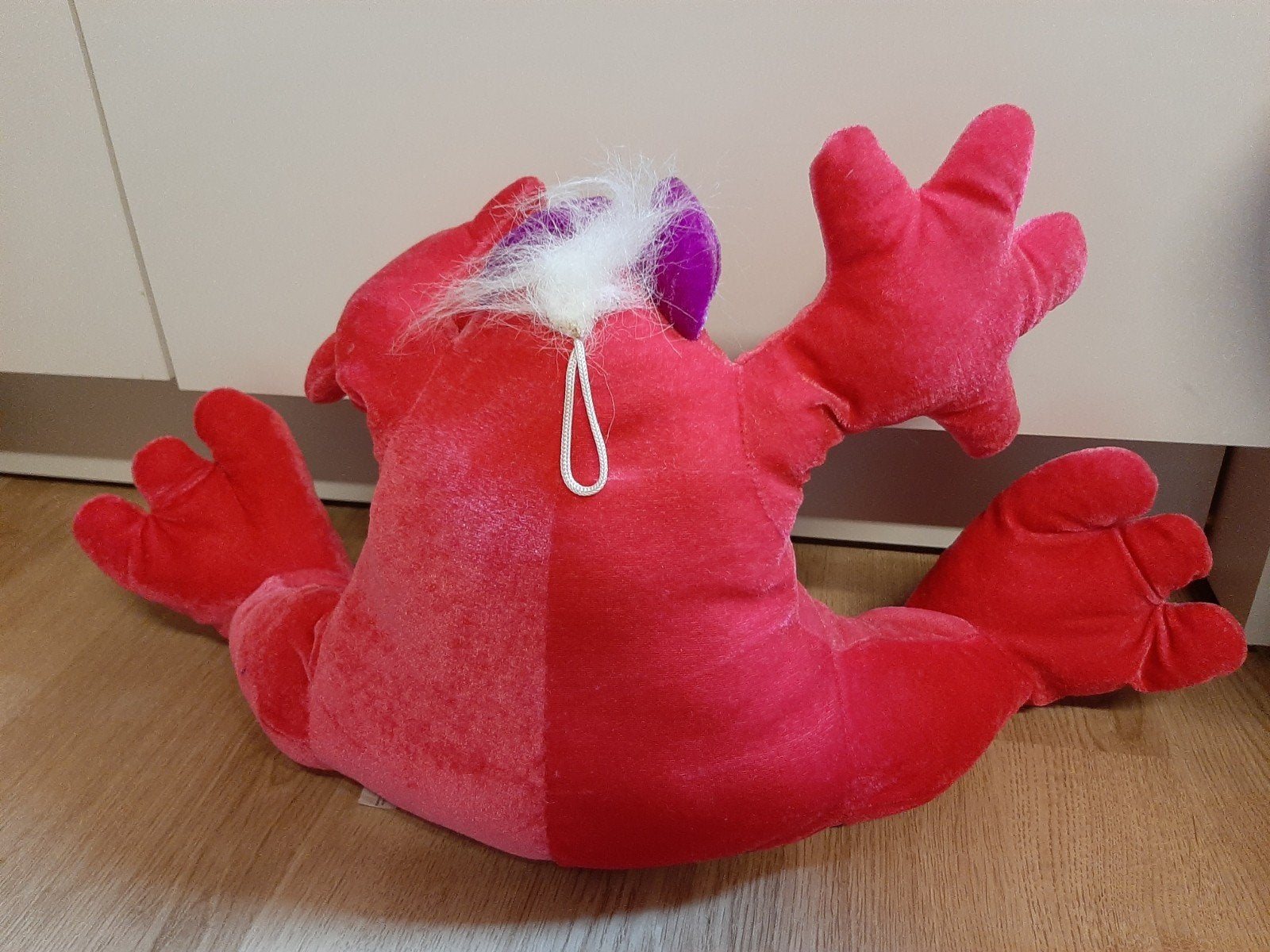 Roze monster knuffel PMS 50 cm, Ophalen of Verzenden