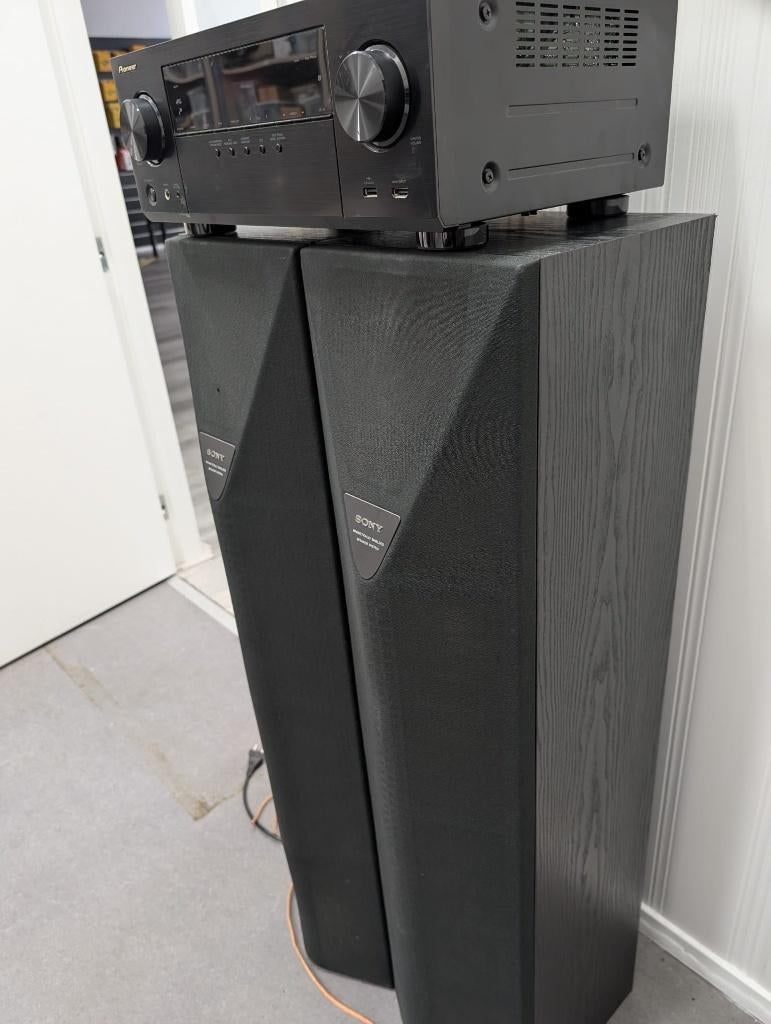 Pioneer Home Cinema Set + Sony Tower Speakers – VSX-529-K, Audio, Tv en Foto, Home Cinema-sets, Ophalen, 2.1-systeem, 70 watt of meer