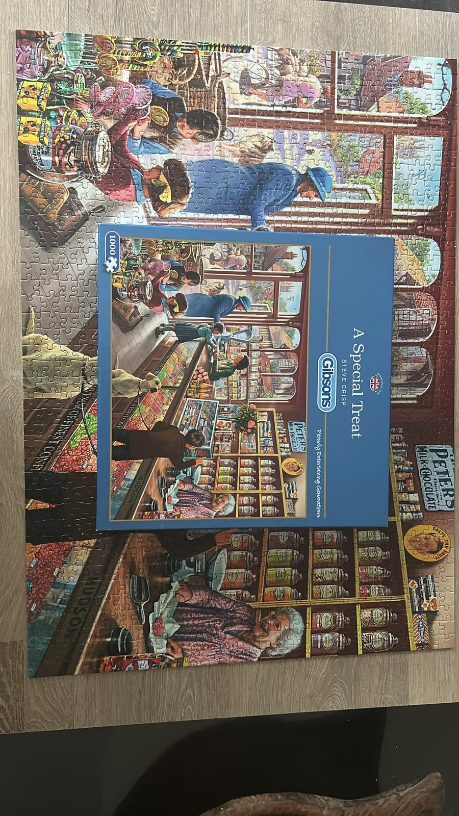 Puzzel Gibsons, Hobby en Vrije tijd, Denksport en Puzzels, Ophalen of Verzenden, 500 t/m 1500 stukjes, Zo goed als nieuw, Legpuzzel