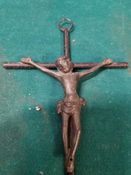kruisbeeld met jezus jaren 60, Ophalen of Verzenden