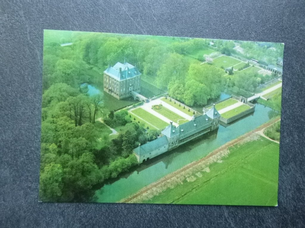 kasteel Amerongen, luchtfoto, Verzenden, 1980 tot heden, Ongelopen, Noord-Brabant