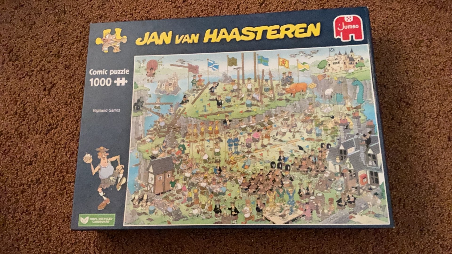 Jan van Haasteren Comic puzzel 1000 stukjes., Ophalen, 500 t/m 1500 stukjes, Zo goed als nieuw