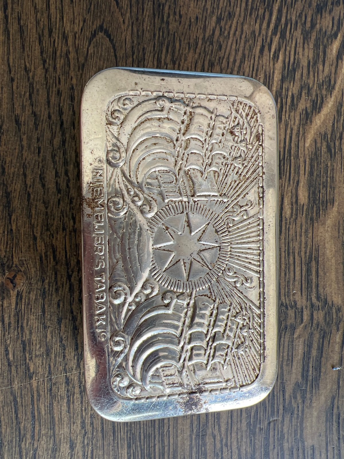Vintage Niemeijer's Tabak blik (1940-1950), Ophalen of Verzenden, Gebruikt, Overige, Overige merken