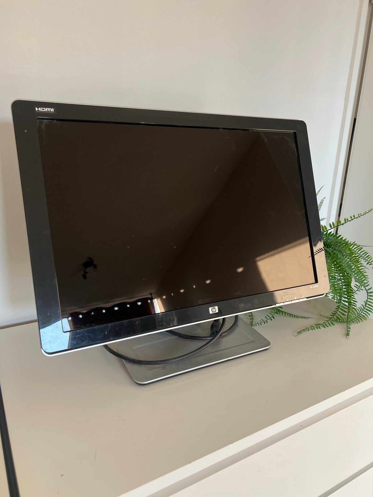 HP 24 inch LCD Monitor - Zwart, Computers en Software, Monitoren, Ophalen of Verzenden, Gebruikt, HDMI