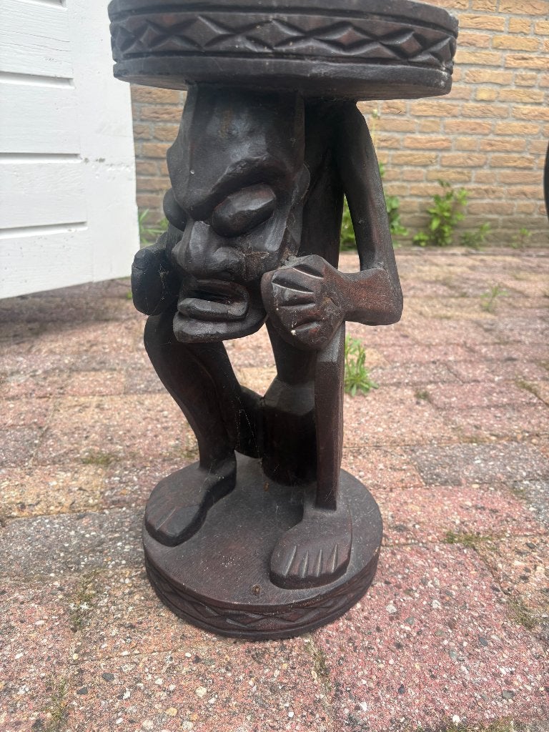 bloemen kruk, Ophalen, Zo goed als nieuw, Hout