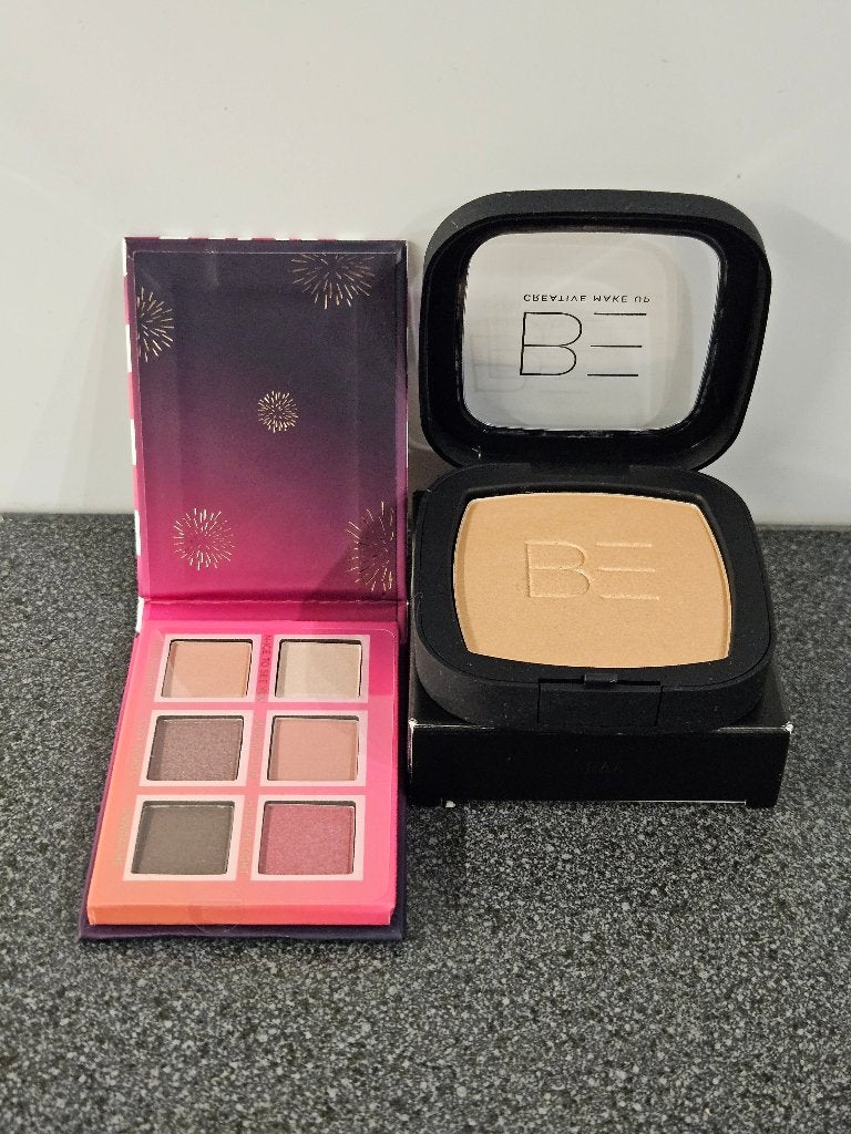 Set: Only You oogschaduw palette & BE highlighting poeder, Overige kleuren, Gehele gezicht, Nieuw, Ophalen of Verzenden