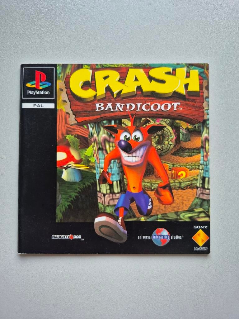 Crash Bandicoot manual, Ophalen of Verzenden, Gebruikt, Controller