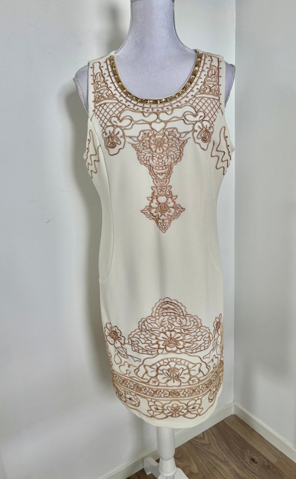 Prachtige K-Design jurk - maat L, Kleding | Dames, Maat 38/40 (M), Wit, Nieuw, Ophalen of Verzenden