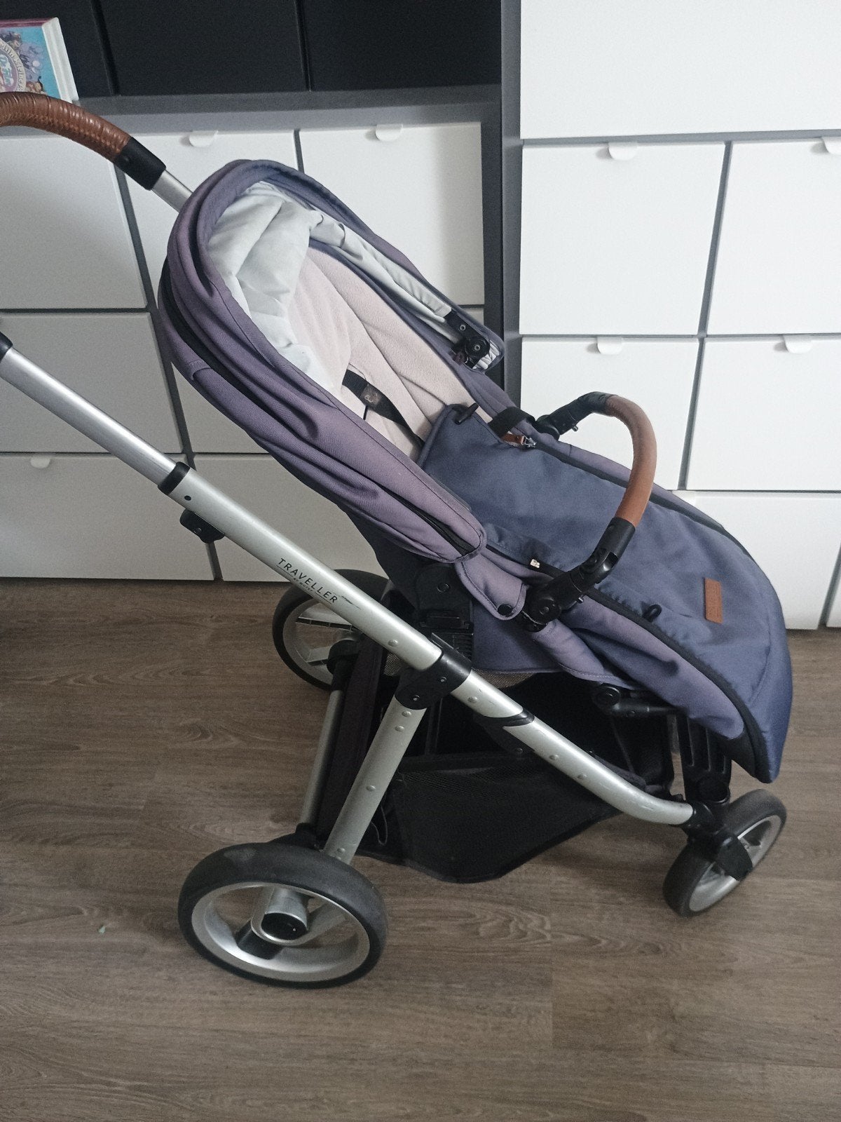 Mutsy Traveller kinderwagen (blauw), Ophalen, Gebruikt, Mutsy