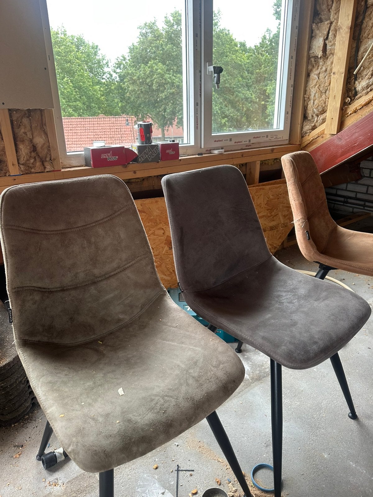 6x eettafel stoelen, Huis en Inrichting, Ophalen, Gebruikt, Bruin, Vijf, Zes of meer stoelen