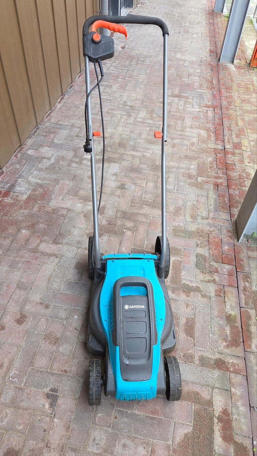 Gardena PowerMax elektrische grasmaaier – Compleet met opvan, Ophalen, Cirkelmaaier, Gebruikt, Elektrische grasmaaier