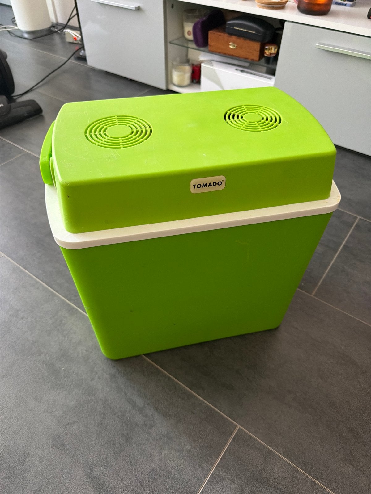 Tomado Elektrische Koelbox - Groen, Ophalen of Verzenden, Gebruikt, Koelbox, Elektrisch