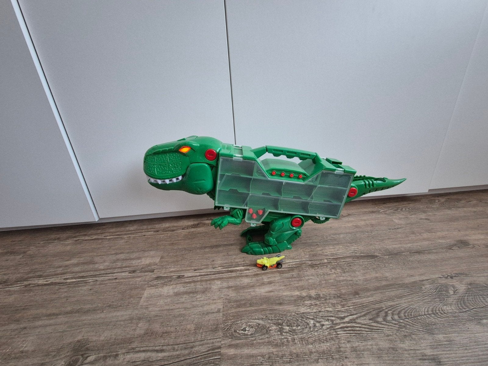Dino transportkoffer met licht en geluid, Kinderen en Baby's, Ophalen, Zo goed als nieuw