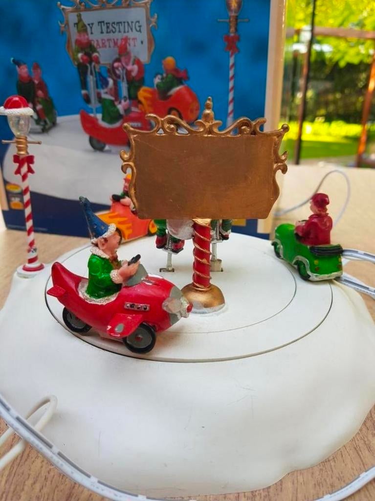 Defect! Lees ad aub! Zeldzaam Lemax Toy testing Carnival, Diversen, Kerst, Gebruikt, Ophalen of Verzenden
