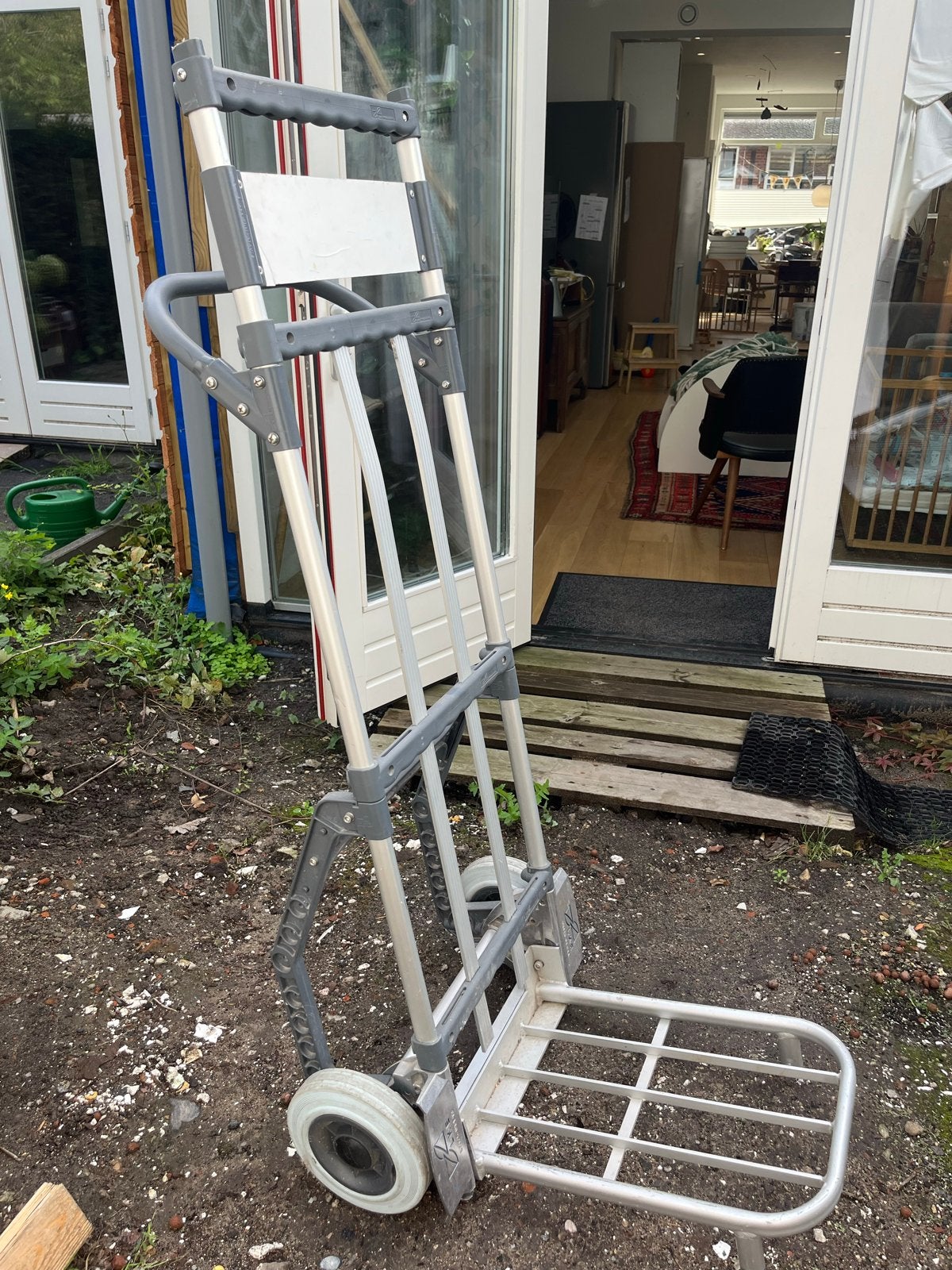 Stevige opvouwbare steekwagen - LKE SK125, Ophalen, Gebruikt