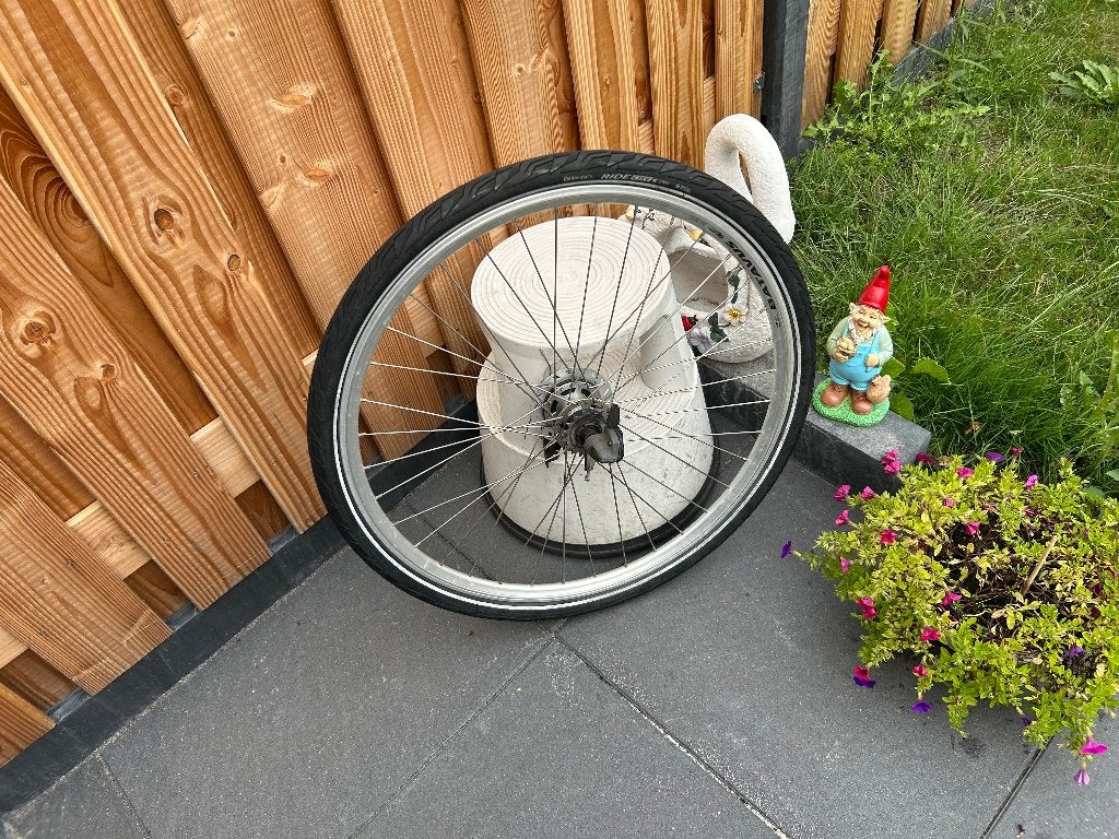 achterwiel 28 inch 3 NEXUS versnellingen rollerbrake, Wiel, Gebruikt, Shimano Nexus 3 versnellingen, Ophalen of Verzenden