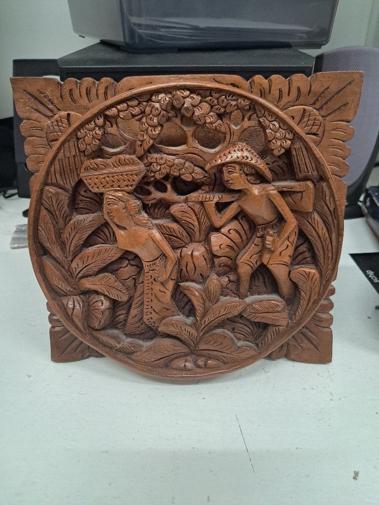 Balinees houtsnijwerk, Ophalen of Verzenden, Handgemaakt, 20 - 50 cm, Hout
