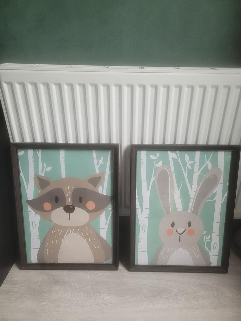 Kinderkamer/dierenschilderij, Ophalen of Verzenden, Hout, Minder dan 50 cm, Minder dan 50 cm