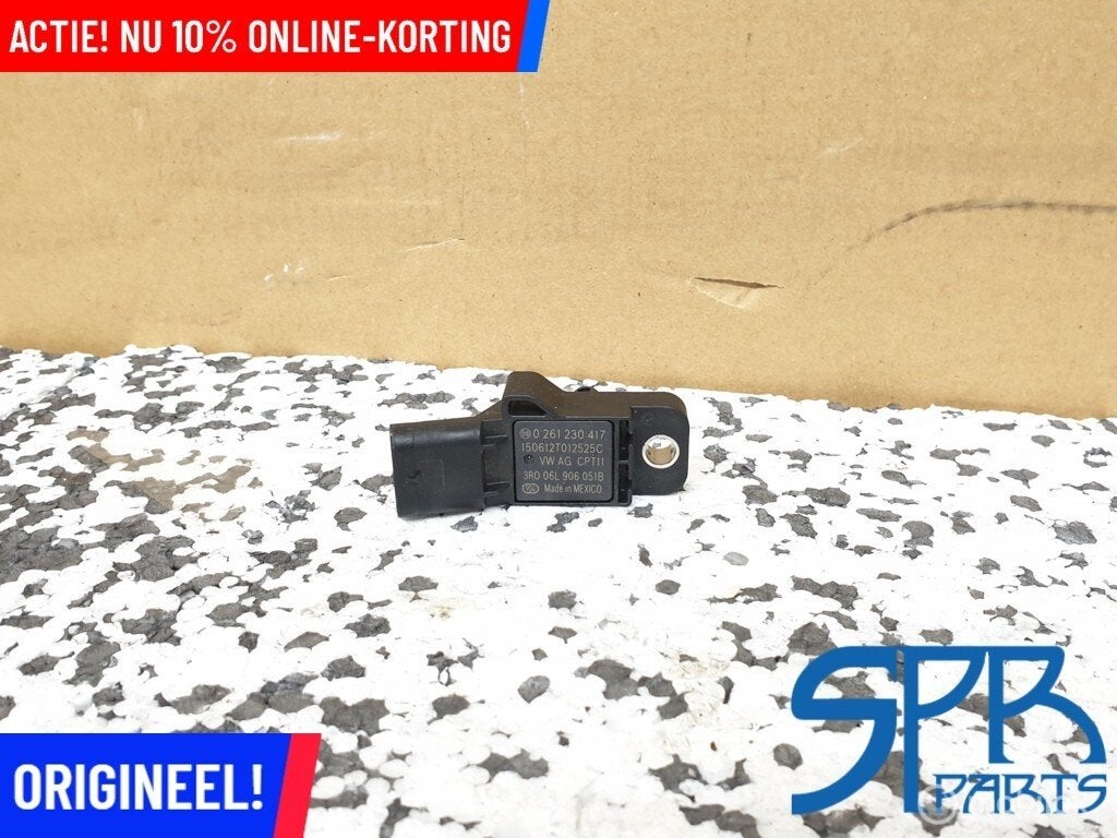 TSI GTI Mapsensor inlaat DRUKSENSOR MAP SENSOR 06L906051B, Gebruikt, Volkswagen, Ophalen of Verzenden, Volkswagen