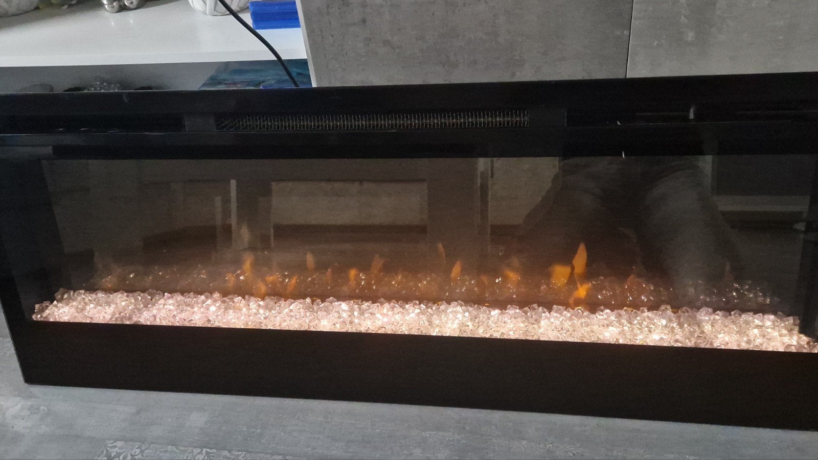 Sfeerhaard met diverse kleuren (elektrisch element defect), Huis en Inrichting, Haarden, Ophalen